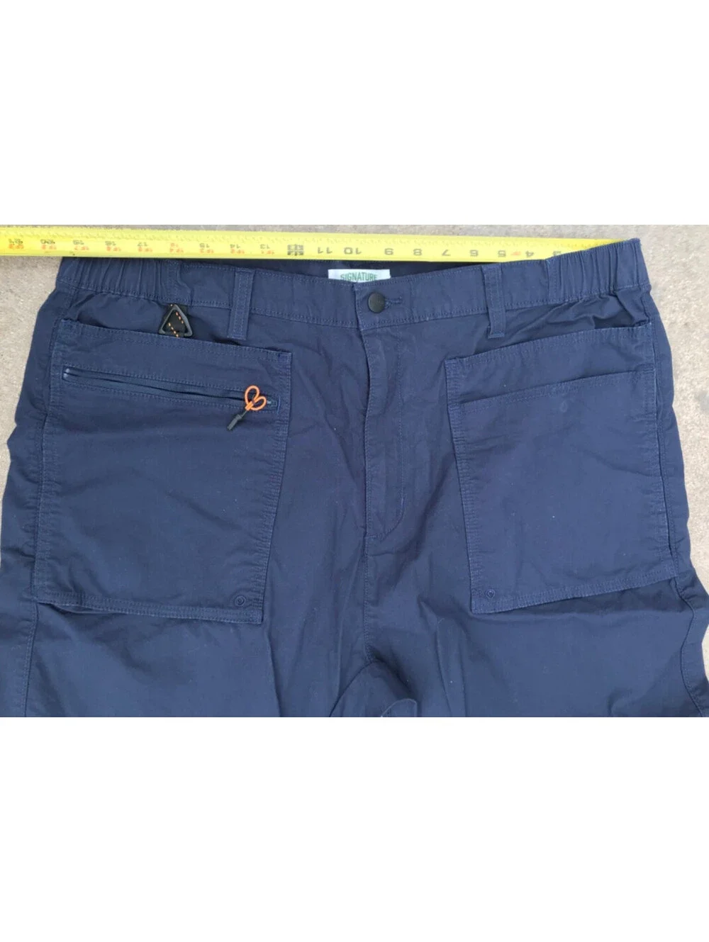 Signature Outdoor by Levi Strauss & Co Men's Utility Hiking Pant 38W x 30L Slate